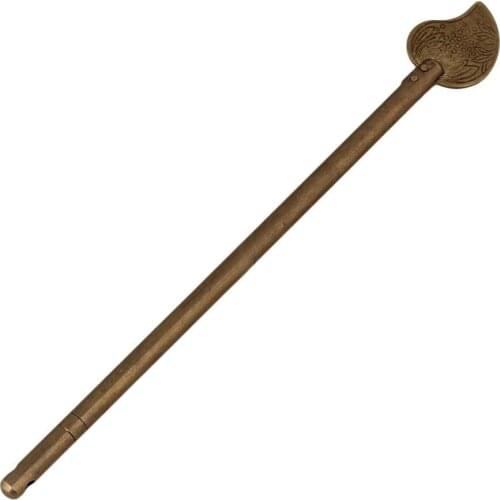 17x0.6cm Retro Door Bolt for Furniture Safety Latch Slide Bolt Lock Antique Vintage Style Chinese Style Wooden Door Brass Door