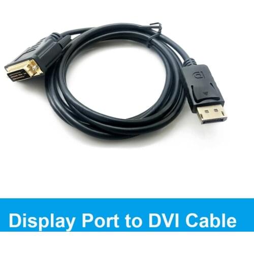 Displayport to DVI D Active Cable 1080P Male to Male Display Port DP to DVI24+1 Dual Link Converter Adapter For Computer 1.8M