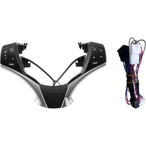 Car Steering Wheel Switch Button Cruise Control Switch Audio Control Switch for Toyota Yaris 2013-2016 84250-0D120