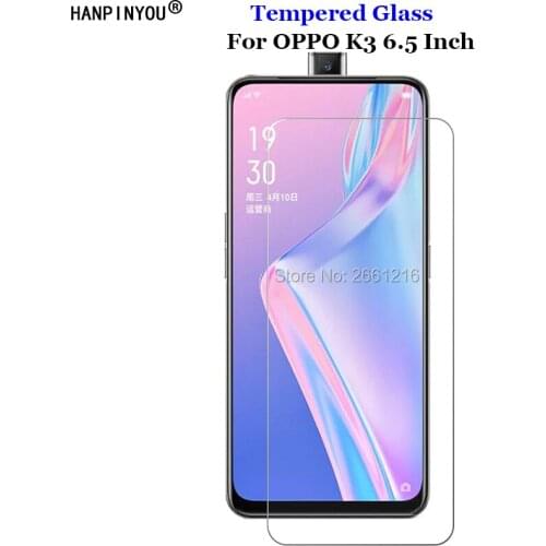 For OPPO K 3 Tempered Glass 9H 2.5D Premium Screen Protector Film For OPPO K3 6.5"