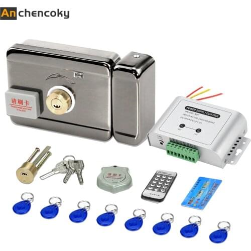 Electronic Lock for Video Doorbell Support Video Intercom Remote Unlock Door Access Control Electric Door Lock Security System