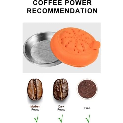 Espresso Refillable Capsules Reusable Coffee Stainless Steel Capsules