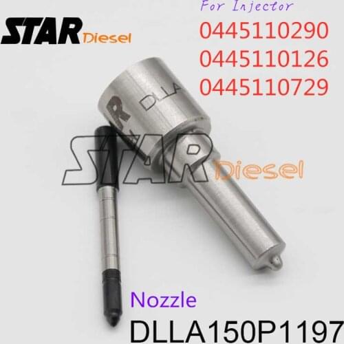 STAR diesel DLLA150P1197 0433171755 Common Rail Injector Nozzle For 0445110290 0445110126 0445110729 33800-27900 5263319