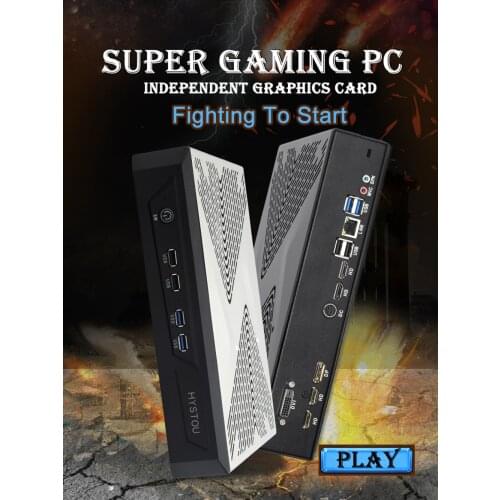 Mini Gaming PC Computer Intel i7 9700F i5 9400F Gamer Computador Windows 10 NVIDIA Graphic Card GTX1650 Fashion Design Wifi 8K