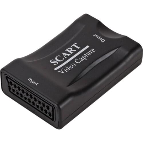 Capture Card Usb2.0 Scart Game Grabber for Ps4//switch Obs Live Recording