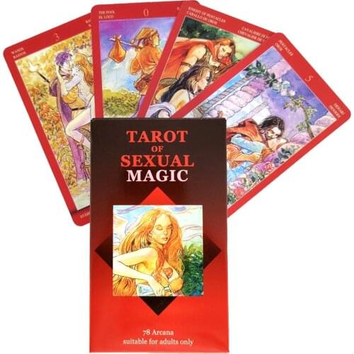 Sexual Magic Tarot Cards Full English Version Table Game Family Partys Birthday Present Supports Wholesale 78 Sheets/Box