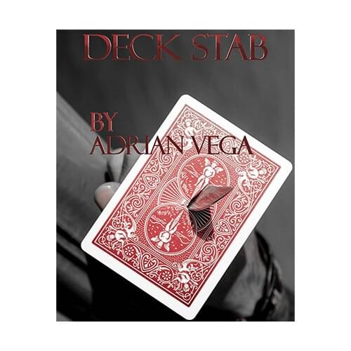 Deck Stab by Adrian Vega (Gimmick) - Magic Tricks,Illusions,Close up,Street Magia Toys,Magician
