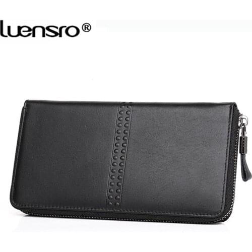 Мужские кожаные кошельки LUENSRO China At AliExpress