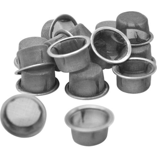 Tobacco Smoking Pipe Filter Metal Ball Filter Crystal Pipes Screen Filter Combustion Net Mesh Smoking Tobacco Weed Accessories