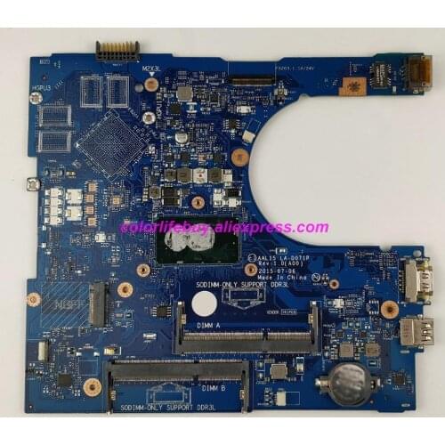 Genuine CN-0VYVP1 0VYVP1 VYVP1 AAL15 LA-D071P w i5-6200U CPU Laptop Motherboard for Dell Inspiron 17 5559 Notebook PC