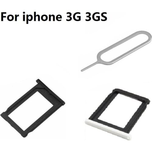 New Sim Card Tray Slot Holder+Eject Pin for iPhone 3 3GS 4 4S 5 5S SE 5C