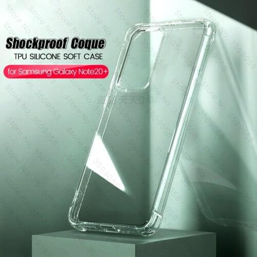 Samsing not 20 case transparent airbag case for samsung galaxy a21s a31 a51 a71 a11 a01 m31 note 20 ultra soft silicone coque