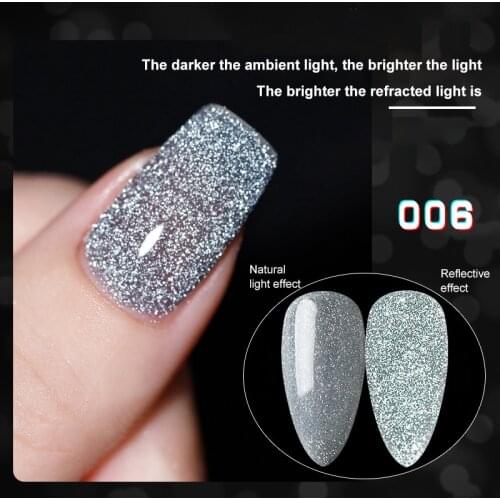 Broken Diamond Nail Art Glue Powder Flash Glue Symphony Nail Polish Glue Nail Therapy Laser Soak Off Gel For Salon Shop TSLM1