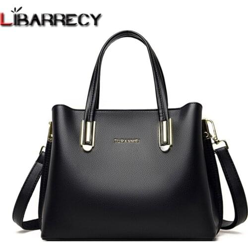 Letter Design Ladies Shoulder Bags Solid Color Luxury Multifunctional Women Handbag High Quality Leather Messenger Bags Bolsos