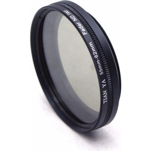 Tianya 55mm 55 Fader Neutral Density ND Filter ND2 to ND400 ND8