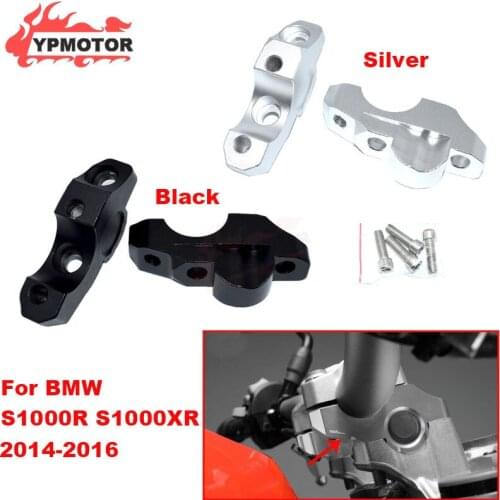 S1000 R Street Motorcycle Drag Handlebar Riser Clamp Bracket Mount Lifting Taper Adapter For BMW S1000R S1000XR 2014-2017 2015