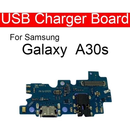 USB Charging Jack Scoket Connector Board For Samsung Galaxy A30s SM-A307FN A307FN Power Charger USB Port Dock Board Replacement