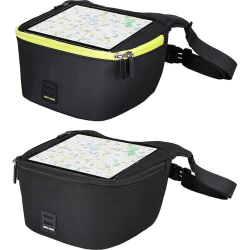 Touch Screen Motorcycle Front Bag Waterproof Moto Waist Bag Large Capacity Scooter Motorbike Pedal Moto Storage Bag Mobile Phone