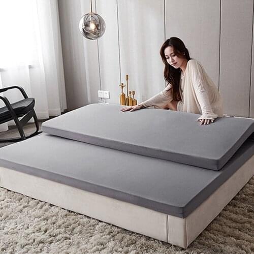 100% Memory Foam thick Mattress Foldable Slow rebound Tatami Cotton soft Mattress Cover Bedspreads King Queen Twin Full Size