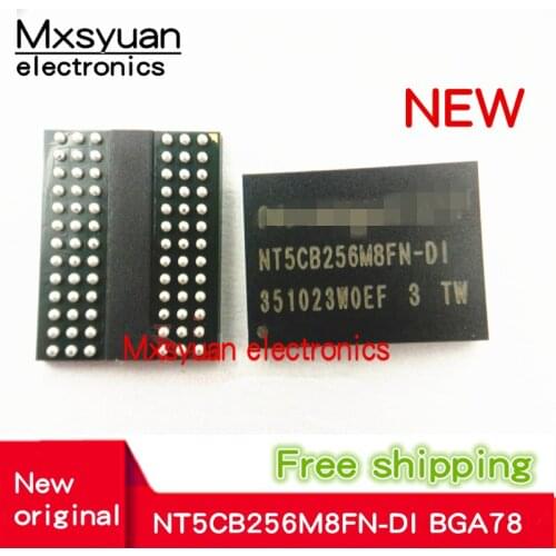 2pcs~20pcs/LOT 100% New Original NT5CB256M8FN-DI NT5CB256M8FN-D1 BGA DDR3 Free Shipping