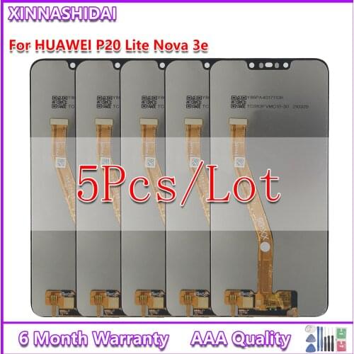 5PCS 2280*1080 NEW ORIGINAL LCD For HUAWEI P20 Lite Lcd Display Screen Assembly For HUAWEI P20 Lite ANE-LX1 ANE-LX3 Nova 3e LCD