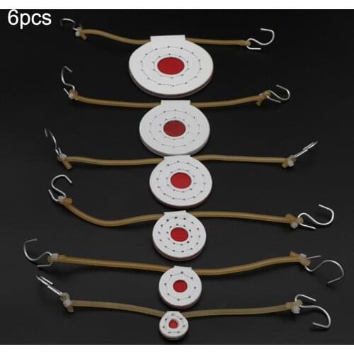 6pcs Target Pads Carry Target Micro-Fiber Targets Mats For Steel Bbs Slingshot Water Bullet Airsoft Blowgun Dart Shooting