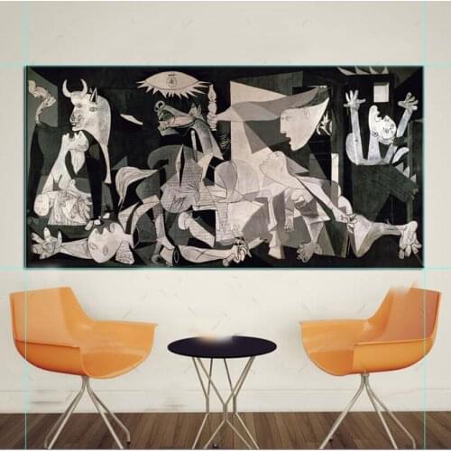 Large 5d diy diamond painting,Spain,France,Picasso Classic Guernica 1937 Germany Figure Canvas diamond embroidery 120x60cm L837