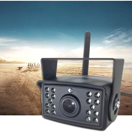 DC 12 V-36 V New HD Night Vision Car Rear View Camera120 Degree Wide Angle Reverse Parking Camera Waterproof CCD LED Monitor