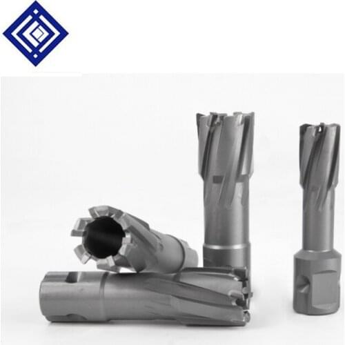 CNC tools stainless steel plate Depth 100mm hollow drill bit punching magnetic drill stainless steel drilling hole opener