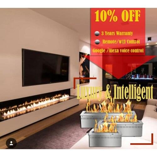 Inno-Fire 60 inch bioethanol fireplace burner wifi electronic fireplace