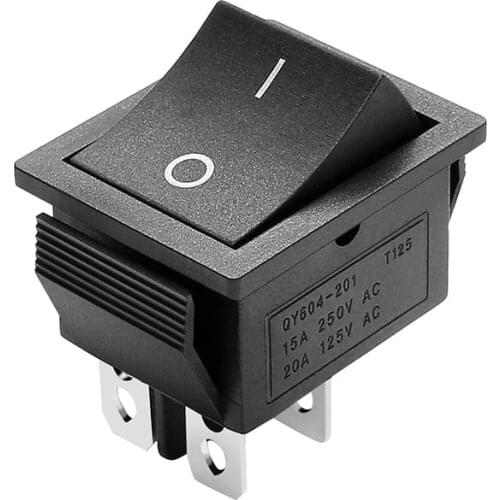 KCD4-201 ship type switch ON-OFF the power button 2 road become warped plate 31x25mm 15A 250VAC/20A 125VAC ship type switch