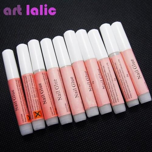 Nail Glue 10 x 2g Nail art Faluse Nail Tips Professional Acrylic Beauty Mini Glue Rhinestones user