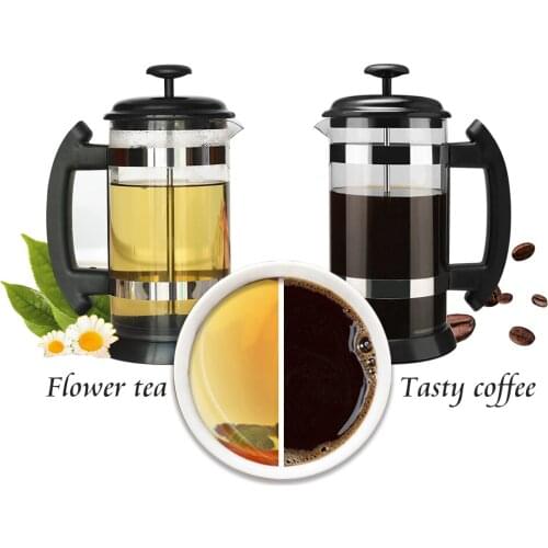 Coffee Pot French Presses Heat-Resistant Coffee Pots Delicate Plunger Coffee Tea pot Durable Portable Coffee Kettles 1000ml