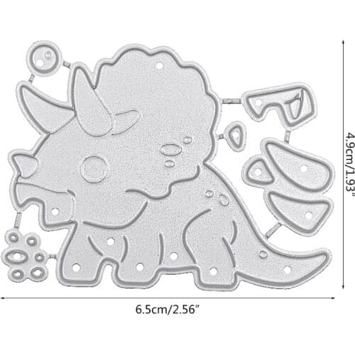 M76D Dinosaur Metal Cutting Dies Stencil DIY Scrapbooking Album Paper Card Template