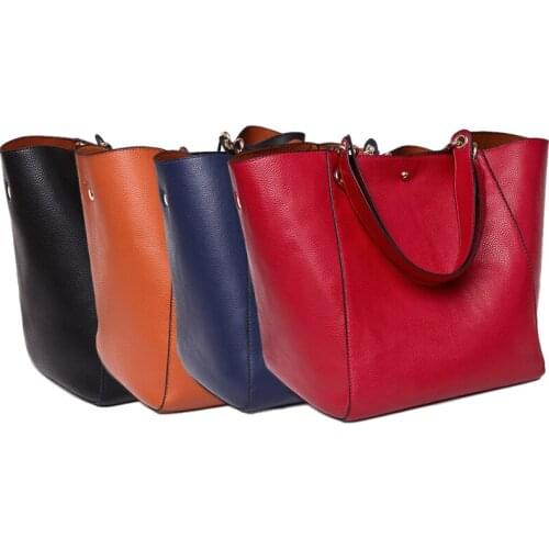 Fashion Hander Bags Women 2020 New Simple Mother-in-law Bag Ladies Red Shoulder Bag Women Casual Large Capacity Blue Handbag