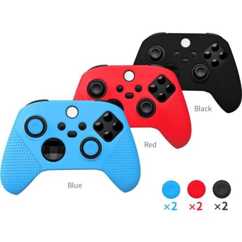Soft Silicone Rubber Skin Case Gamepad Protective Cover For Xbox Series S/X Game Pad Controller Case Handle Joystick Cover