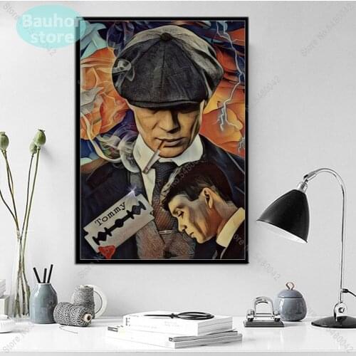 Peaky Blinders Poster Film TV Movie Canvas Painting Posters and Prints Wall Art Picture for Living Room Home Decor