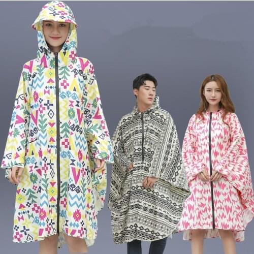 Newest Raincoat Women men Waterproof,Rain Wear Outdoor Backpack Rain coat Poncho jacket cloak capa de chuva Chubasqueros big cap