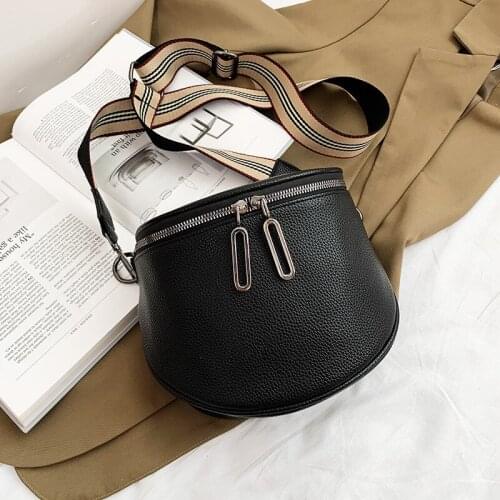 2021 new fashion large-capacity chest bag PU broadband simple shoulder handbag women bag messenger bag handbags