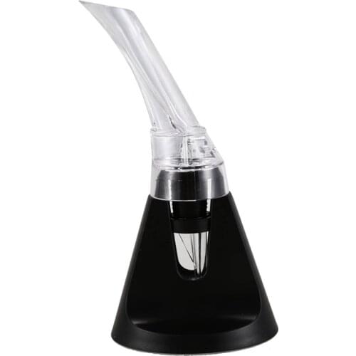 New Red Wine Aerator Glass Aerating Decanter Pourer Box Stand Set