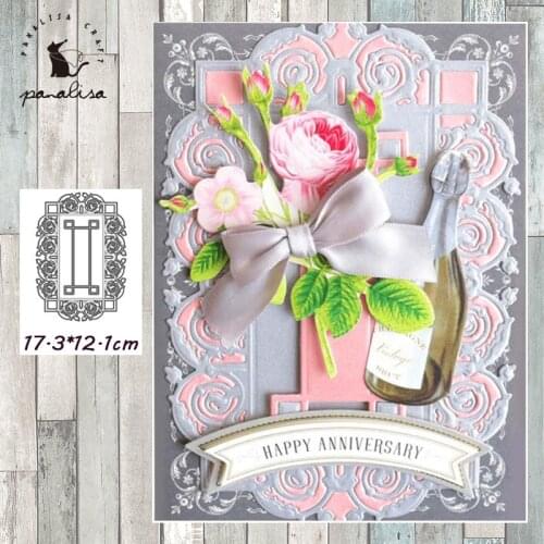 Panalisacraft Lace Background Metal Cutting Dies Craft Dies Scrapbooking Card Making Album Embossing Stencil Die Cut Decoration