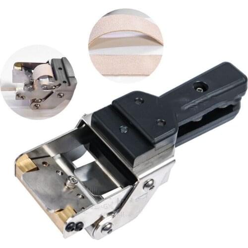 Handheld Leather Thinning Machine DIY Belt Strap Peeling Machine Scraper Cutting Splitter Cowhide Material Shovel Thinning Tool