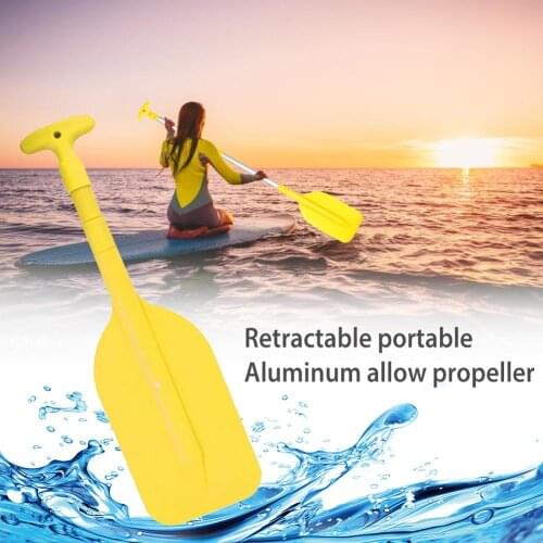 Telescoping Paddle Portable Rafting Boating Paddle Aluminum Kayak Paddle for Water Sports