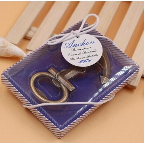 Vintage Antique Style Nautical Ships Boat Anchor Beer Bottle Opener Wedding Favors Gifts LX6435