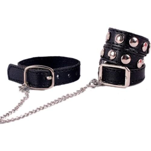 [wamami] 16# Black Pu Leather Neck/Wrist Strap/Belt 1/4 SD DZ DOD BJD Dollfie