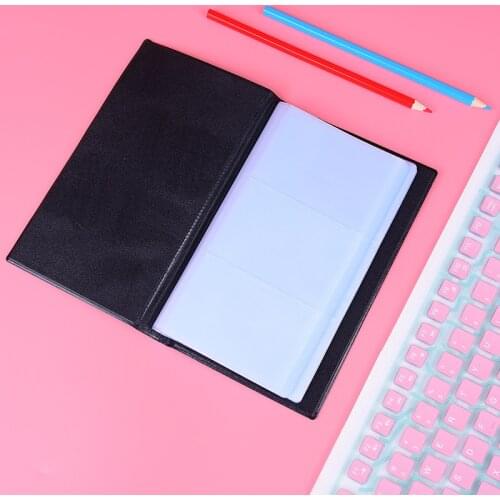 1pc PU Leather 240 Cards Business Name Card Book Credit Card Holder Book Organizer
