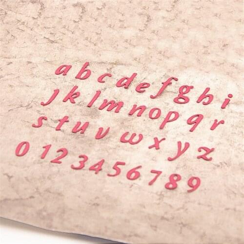 10.7x6.2cm Cutting dies Lower case letters metal crafts paper die-cutting /DIY embossing Easter and New Year Scrapbooking