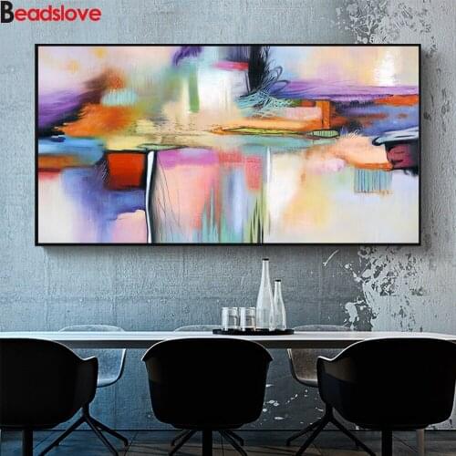 Abstract painting art 5D DIY Diamond Painting Diamond Embroidery Full Square round Drill Mosaic Cross Stitch Decor