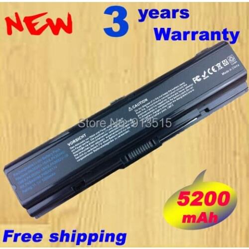 6CELL NEW laptop battery for Toshiba L300 satellite A350 A355 U405 A205 A215 A200 PA3534U PA3535U PA3682U Free shipping
