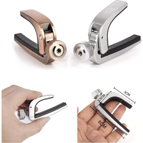 Aluminum Alloy Guitar Capo For Tone Adjusting For Electric Acoustic Guitar Ukulele Guitar Parts Accessories